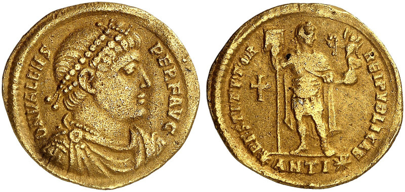 RÖMISCHE MÜNZEN. RÖMISCHE KAISERZEIT. Valens, 364 - 378.&nbsp;&nbsp; 
 Solidus,...