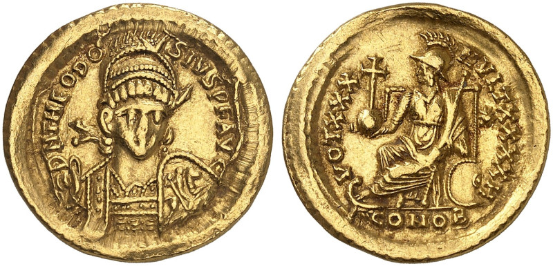 RÖMISCHE MÜNZEN. RÖMISCHE KAISERZEIT. Theodosius II., 402 - 450.&nbsp;&nbsp; 
 ...