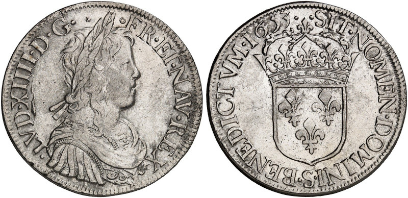 EUROPA. FRANKREICH. - Königreich. Louis XIV., 1643-1715.&nbsp;&nbsp; 
 Écu à la...