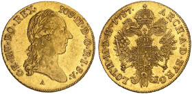 Joseph II., 1780-1790.&nbsp;&nbsp; 
 Ein zweites Exemplar.
Gold vz