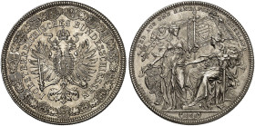 Franz Joseph I., 1848-1916.&nbsp;&nbsp; 
 Gedenkdoppelgulden 1880, Wien, auf das I. Österreichische Bundesschießen.
Thun 465, Dav. 32, Hauser 5101 v...