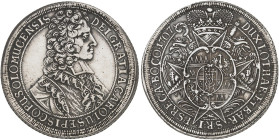 OLMÜTZ. - Bistum. Karl III., Herzog von Lothringen, 1695-1710.&nbsp;&nbsp; 
 Taler 1707, Kremsier.
Dav. 1211, L.-M. 365 berieben, ss