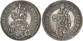 SALZBURG. - Erzbistum. Johann Ernst, Graf von Thun und Hohenstein, 1687-1709.&nbsp;&nbsp; 
 Taler 1694.
Dav. 3510, Pr. 1800, Zöttl 2166 l. Hksp., Ja...