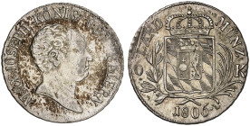 BAYERN. Maximilian IV. (I.) Joseph, 1799-1825.&nbsp;&nbsp; 
 6 Kreuzer 1806.
AKS 51, J. 2 ss / vz