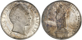 BAYERN. Ludwig I., 1825-1848.&nbsp;&nbsp; 
 Geschichtsdoppeltaler 1845, "KREITTMAYR".
Thun 84, AKS 107, J. 75 vz