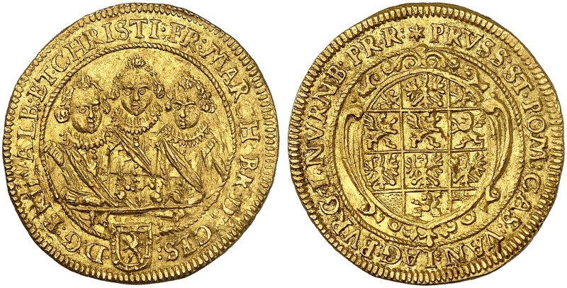 BRANDENBURG - ANSBACH. Friedrich II., Albrecht und Christian, 1625-1634.&nbsp;&n...