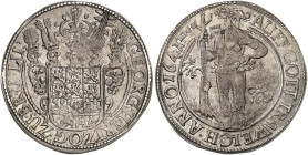 BRAUNSCHWEIG - CALENBERG - HANNOVER. Georg, 1636-1641.&nbsp;&nbsp; 
 Taler 1641, Zellerfeld.
Dav. 6508, Welter 1454 kl. Kr., ss+