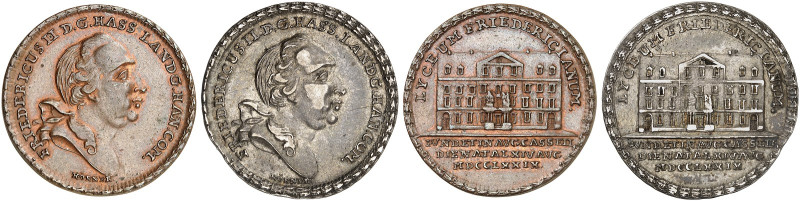 HESSEN - KASSEL. Friedrich II., 1760-1785.&nbsp;&nbsp; 
 Lot von 2 Stück: Bronz...