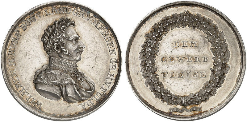 HESSEN - KASSEL. Wilhelm II., 1821-1847.&nbsp;&nbsp; 
 Ein zweites Exemplar. Ra...