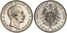 PREUSSEN. Wilhelm II., 1888-1918. J. 100, EPA 2/38&nbsp;&nbsp; 
 Ein zweites Exemplar.
Prachtexemplar !
EA