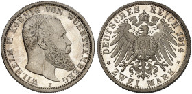 WÜRTTEMBERG. Wilhelm II., 1891-1918. J. 174, EPA 2/74&nbsp;&nbsp; 
 Ein zweites Exemplar.
PP