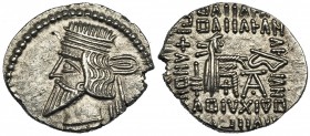 PARTIA. Pacorus II. Dracma (77-109 d.C.). AR 3,38 g. COP-212.