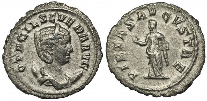 OTACILIA SEVERA, esposa de Filipo I. Antoniniano. Roma (248-249). R/ La Piedad c...