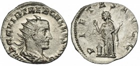 TREBONIANO GALO. Antoniniano. Roma (252-253). R/ La Piedad alzando ambas manos; PIETAS AVGG. RIC-72. CH-88. R.B.O. MBC+.