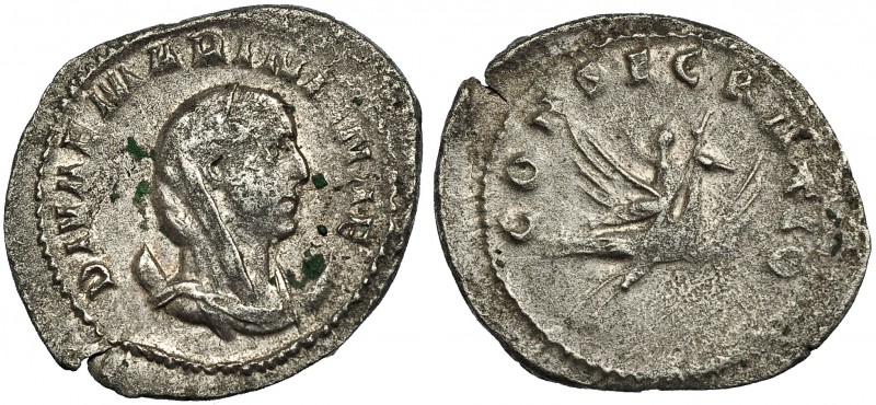 MARINIANA, esposa de Valeriano I. Antoniniano. Roma (254-256). A/ DIVAE MARINIAN...