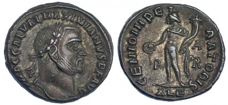 GALERIO MAXIMIANO. Follis. Alejandría (308). RIC-72. MBC+/EBC-. Ex Colección Dat...