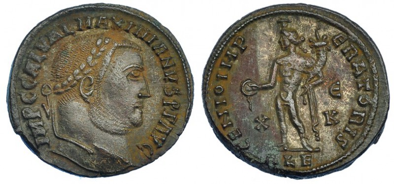 GALERIO MAXIMIANO. Follis. Alejandría (308). RIC-79. MBC+. Ex Colección Dattari....