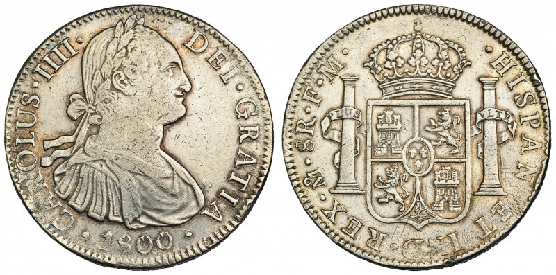 8 reales. 1800. México. FM. VI-796. MBC-/MBC.