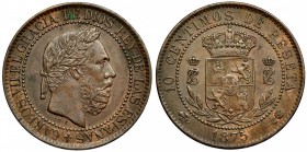 10 céntimos. 1875. VII-117. MBC+/MBC-.