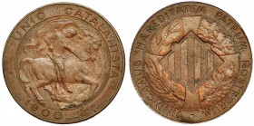 Módulo de 5 céntimos. 1900. VII-200. EBC.