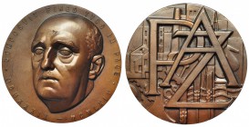 Medalla. 1964. XXV años de paz. F.N.M.T. AE 85 mm. En caja de cartón. SC.