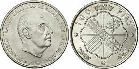 100 pesetas. 1966*19-69. 9 curvo. VII-406.1. SC.