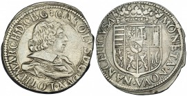 FRANCIA. Lorena. Carlos IV (1625-1634). Teston. 1632. KM-45. MBC-/MBC.