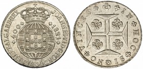 PORTUGAL. Juan. 400 reis. 1821. KM-358. EBC.