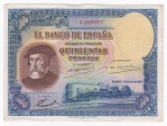 500 pesetas. 1-1935. Sin serie. ED-C16. MBC-.