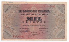 1000 pesetas. %-1938. Serie A. ED-D35. EBC.