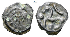 Northwest Gaul. Senones 100-50 BC. 
Potin

19 mm, 3,49 g



Good Fine