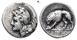 Lucania. Velia circa 334-30 BC. 
Fourrée Didrachm

20 mm, 4,73 g



Very Fine