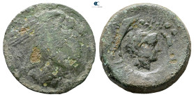 Sicily. Akragas circa 415-406 BC. 
Hemilitron Æ

27 mm, 13,75 g



Nearly Very Fine