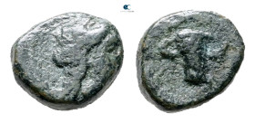 Kings of Thrace. Odrysian, uncertain king 405-340 BC. 
Bronze Æ

10 mm, 1,25 g



Good Fine