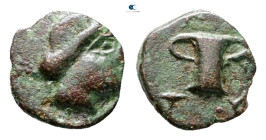 Kings of Thrace. Odrysian, uncertain king 405-340 BC. 
Bronze Æ

10 mm, 0,75 g



Very Fine