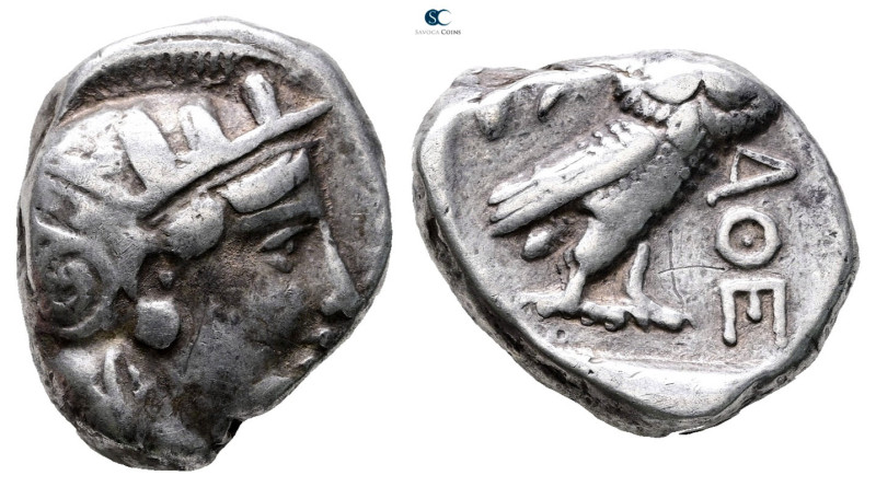 Attica. Athens circa 350-294 BC. 
Tetradrachm AR

23 mm, 16,30 g



Very ...