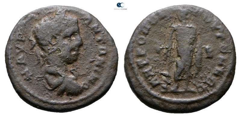 Moesia Inferior. Tomis. Elagabal AD 218-222. 
Bronze Æ

20 mm, 4,55 g



...