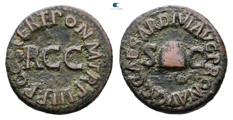 Caligula AD 37-41. Rome
Quadrans Æ

18 mm, 3,45 g



Very Fine