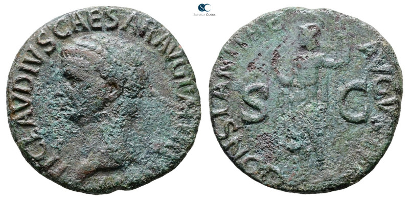 Claudius AD 41-54. Rome
As Æ

27 mm, 9,08 g



Good Fine