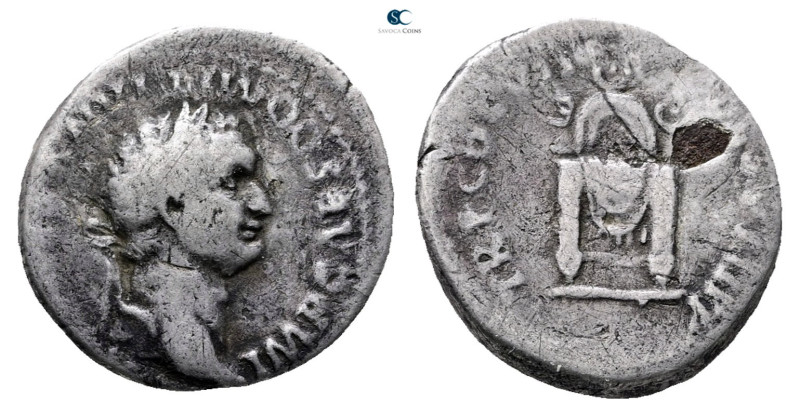 Domitian as Caesar AD 69-81. Rome
Fourreé Denarius Æ

17 mm, 2,82 g



Go...