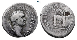 Domitian as Caesar AD 69-81. Rome
Fourreé Denarius Æ

17 mm, 2,82 g



Good Fine