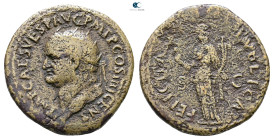 Vespasian AD 69-79. Rome
Dupondius Æ

27 mm, 12,14 g



Nearly Very Fine