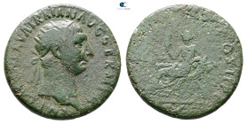 Trajan AD 98-117. Rome
Dupondius Æ

26 mm, 11,60 g



Fine