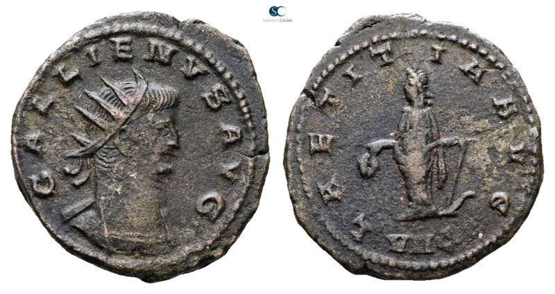 Gallienus AD 253-268. Antioch
Billon Antoninianus

21 mm, 3,47 g



Very ...