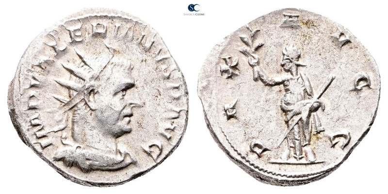 Valerian I AD 253-260. Rome
Antoninianus AR

21 mm, 4,56 g



Good Very F...