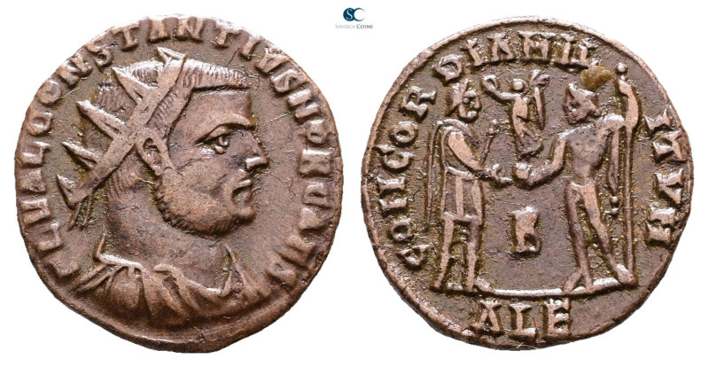 Constantius I Chlorus, as Caesar AD 293-305. Alexandria
Follis Æ

20 mm, 3,47...