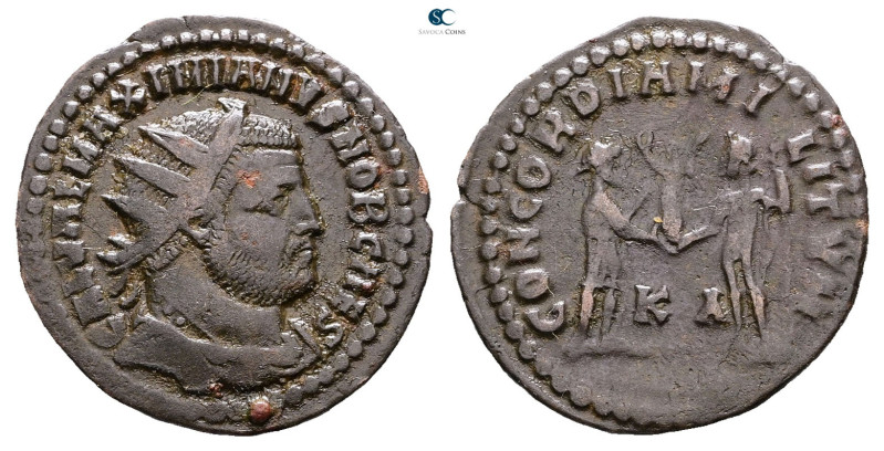 Galerius Maximianus, as Caesar AD 293-305. Cyzicus
Radiatus Æ

23 mm, 2,75 g...