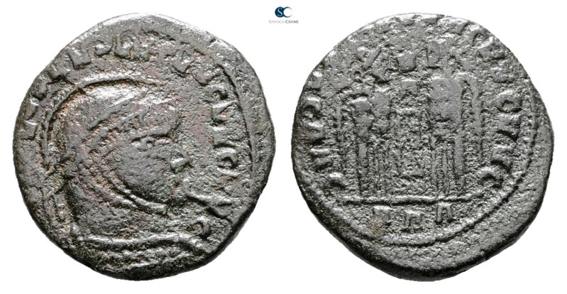 Constantine I the Great AD 306-337. Contemporary barbaric imitation
Follis Æ
...