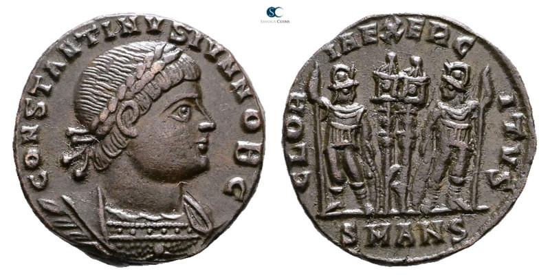 Constantine II, as Caesar AD 317-337. Antioch
Follis Æ

16 mm, 2,45 g



...