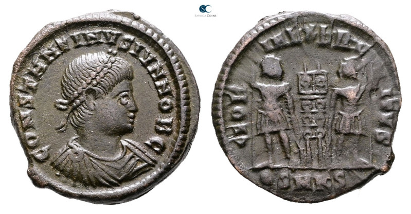 Constantine II, as Caesar AD 317-337. Cyzicus
Follis Æ

17 mm, 2,64 g



...